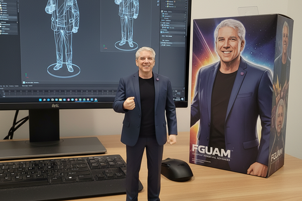 NuageIT team working with a local business owner